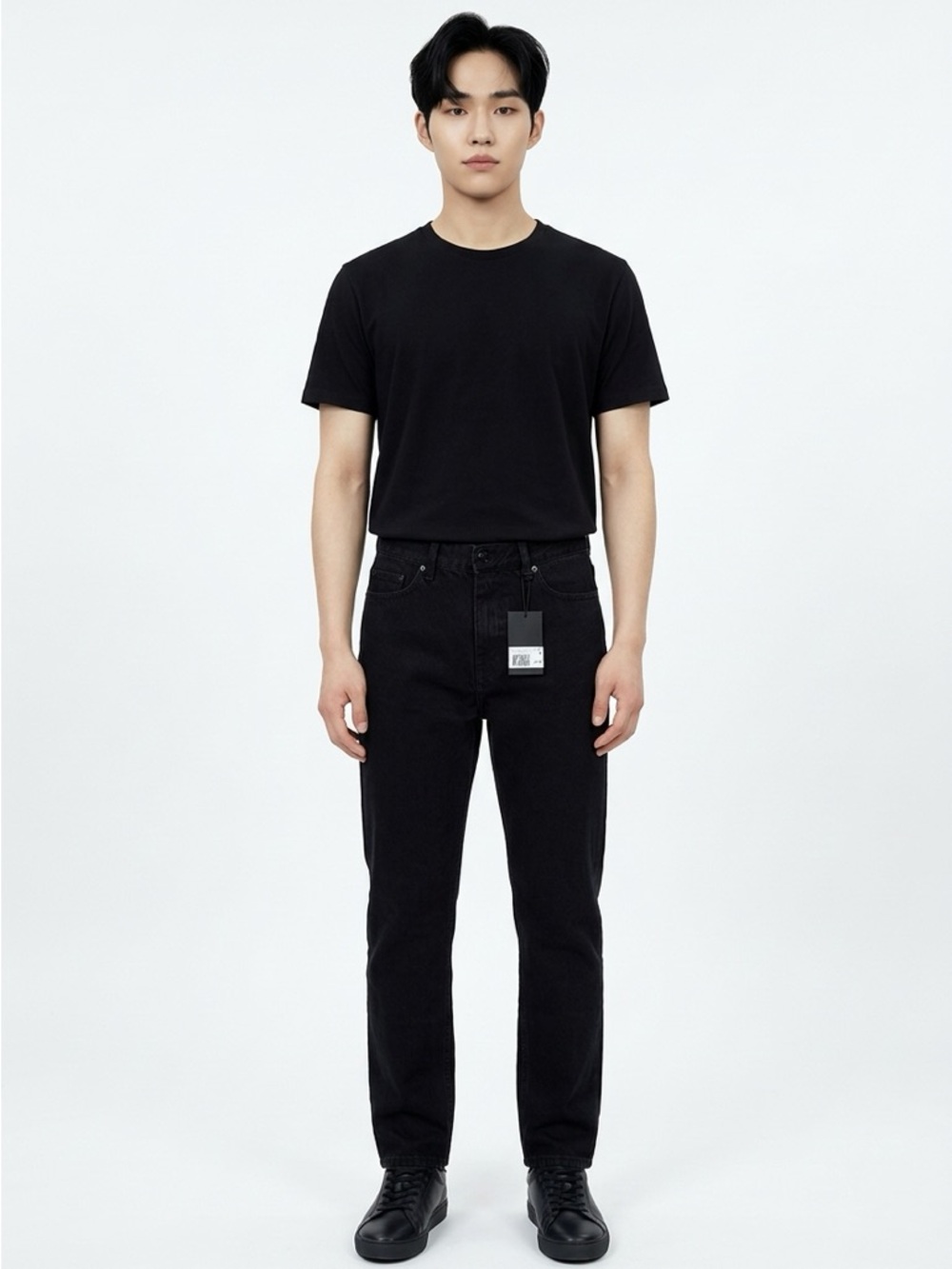 The Kooples Men's Black Straight-Leg Jeans buttonfly 30x31 nwt